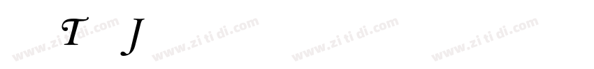 BellMTPro Italic字体转换